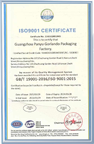 ISO Certificate