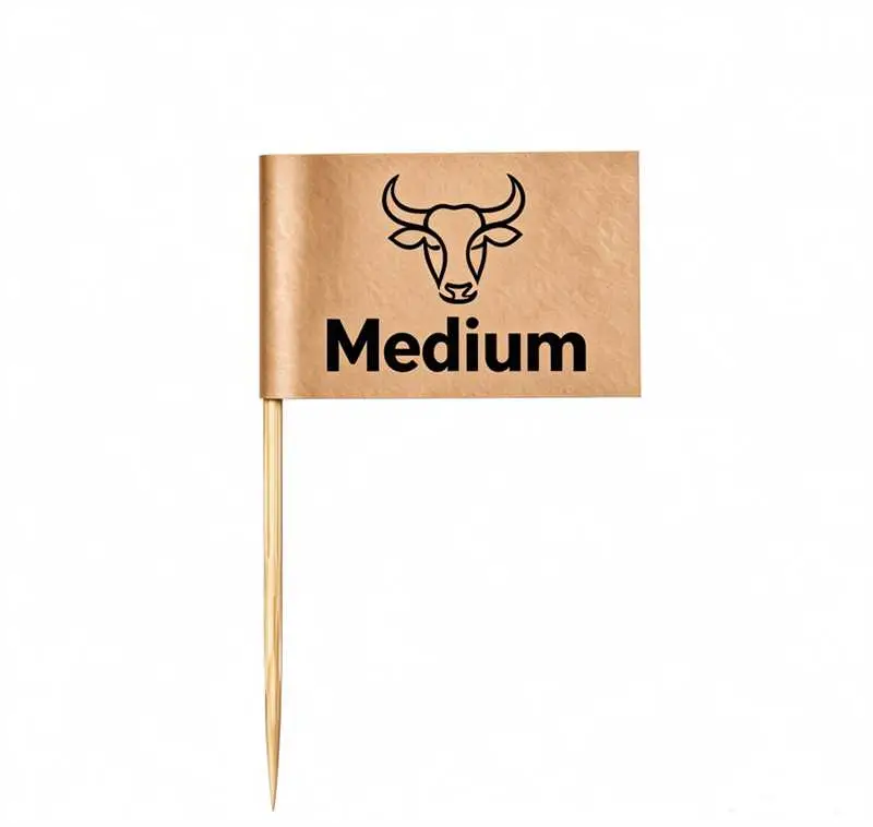 Steak Picks Food Sticks Eco Friendly Multicultural Party Sticks