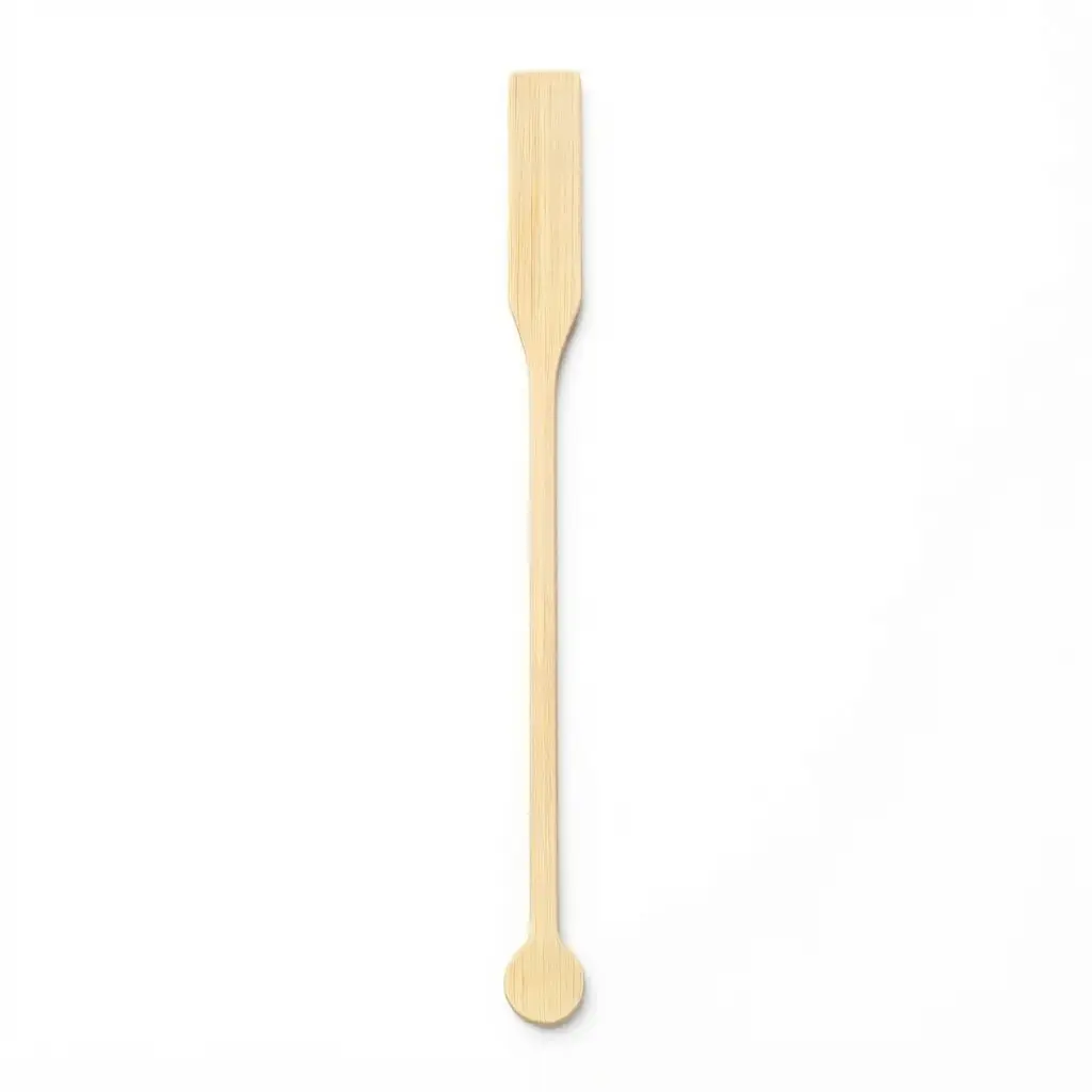 Bamboo Cocktail Stirrers Paddle Shape Drink Stir Sticks